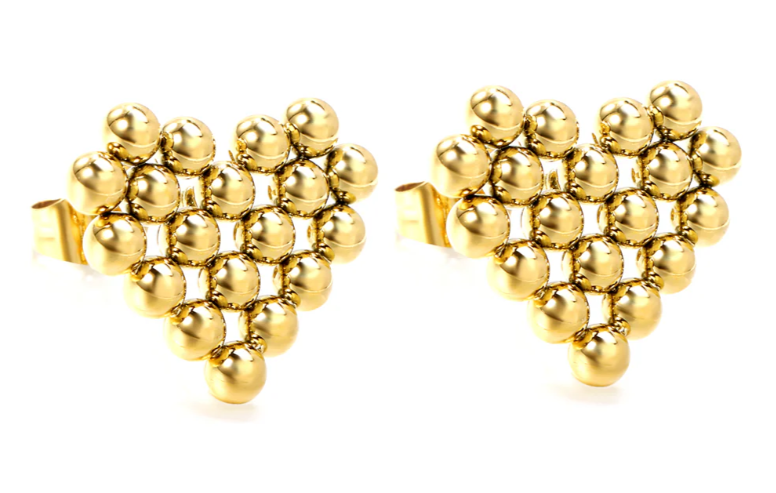 Heart Puzzle Earring