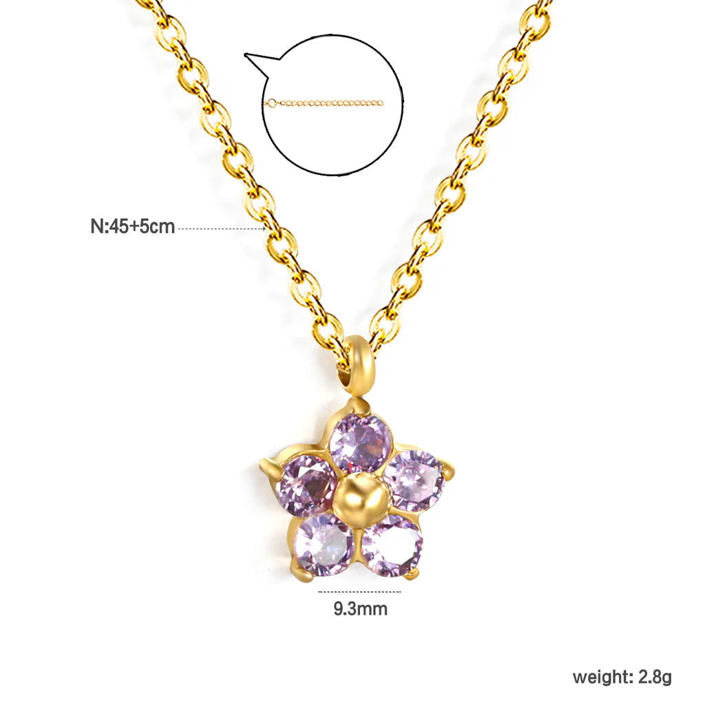 Selena Lilac Necklace
