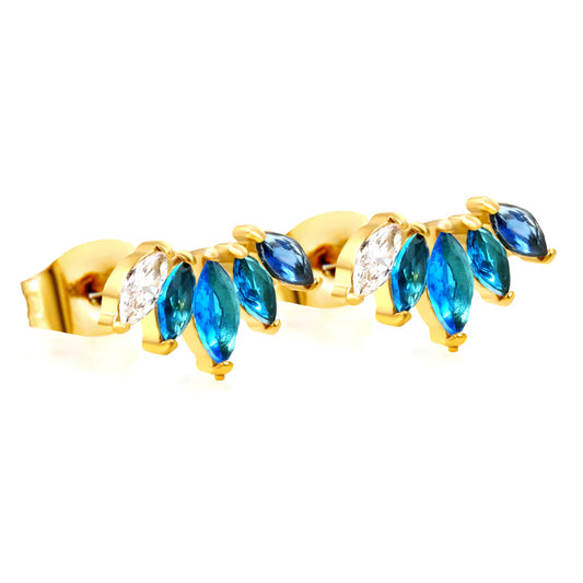 Dalaa in Blue Earrings