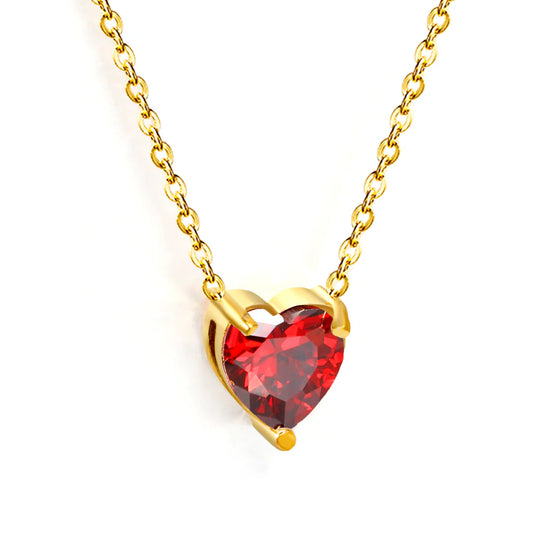 Jana in Red Necklace