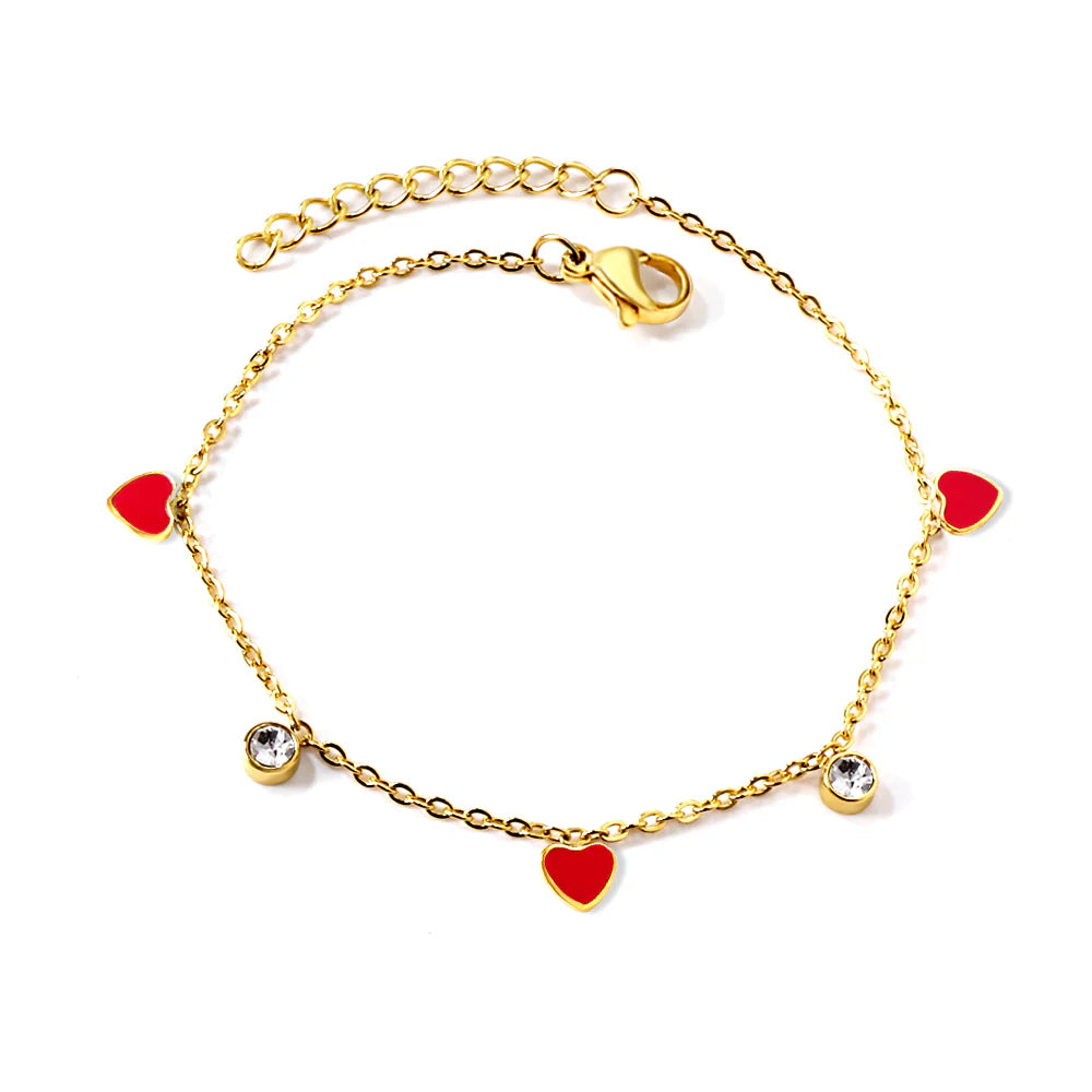 Zeina in Red Bracelet