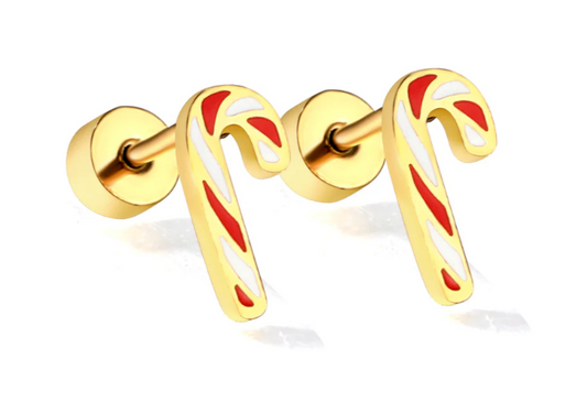Candy Cane Comfy Earring