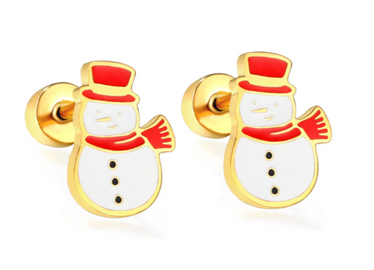 Snowman Comfy Earring