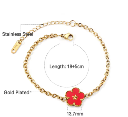 Mila Red Bracelet